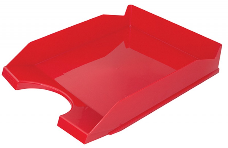 Szufladka na biurko OFFICE PRODUCTS, polistyren, A4, czerwona