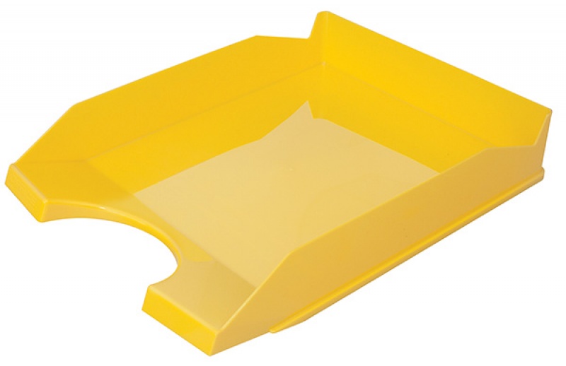 Szufladka na biurko OFFICE PRODUCTS, polistyren, A4, żółta