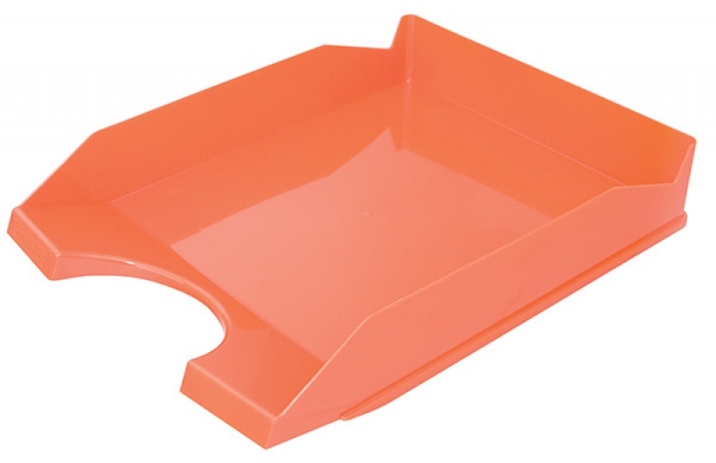 Szufladka na biurko OFFICE PRODUCTS, polistyren, A4, pomarańczowa